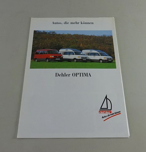Folder brochure motorhome - vw,