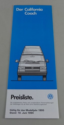 Price list campervan - price,