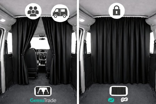 Cab partition curtain - , vw